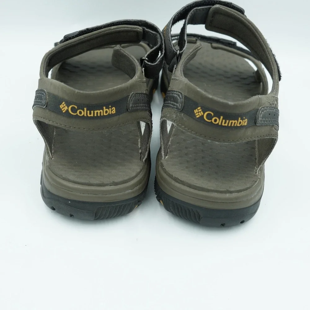 Columbia Mens 10 Outdoor Hiking Sandals Olive Green Strap Comfort‎ Water Shoes